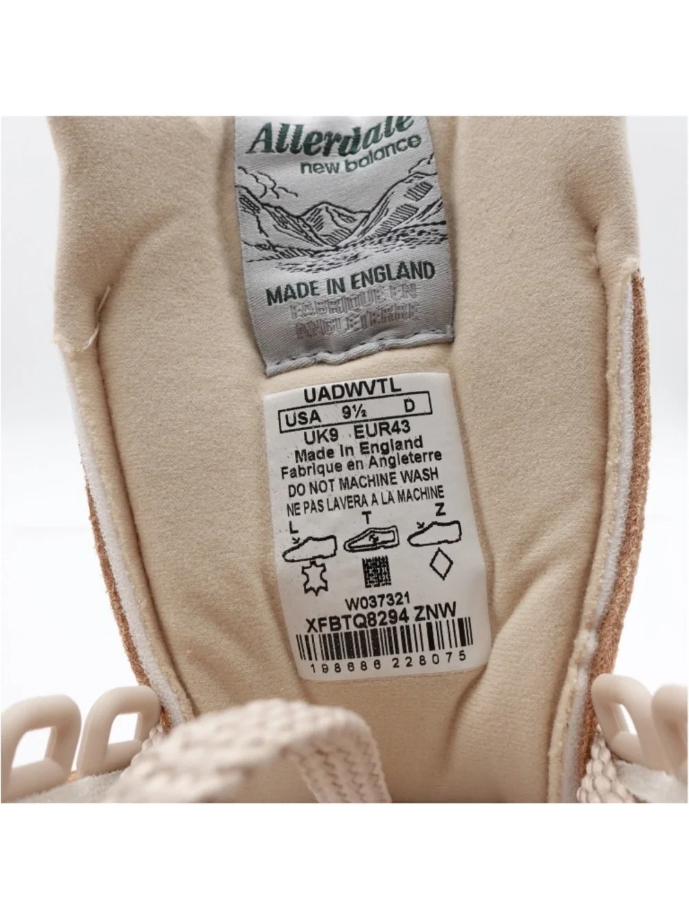 NEW Men's New Balance Allerdale Made In UK Vegetable Tanned Nubuck Sneakers